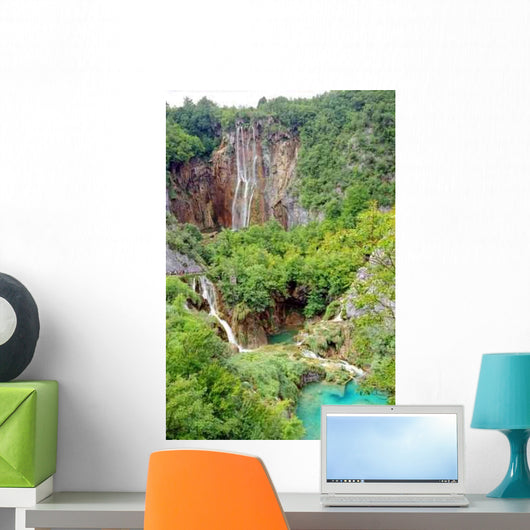 Waterfall Plitvice Coratia Europa Wall Decal