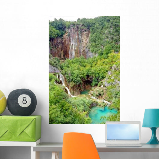 Waterfall Plitvice Coratia Europa Wall Decal