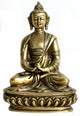 Bronze Sculpture of Buddha on Display Wall Decal