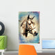 Freehand Horse Head Pencil Wall Decal