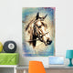Freehand Horse Head Pencil Wall Decal