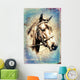 Freehand Horse Head Pencil Wall Decal