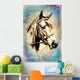 Freehand Horse Head Pencil Wall Decal