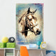 Freehand Horse Head Pencil Wall Decal