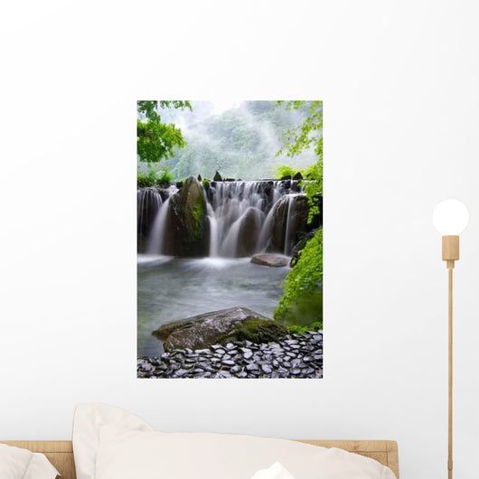 Natural Hot Spring Bath Wall Decal