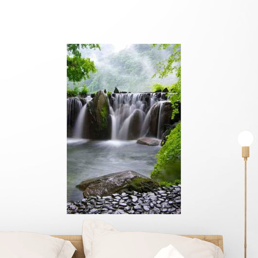 Natural Hot Spring Bath Wall Decal