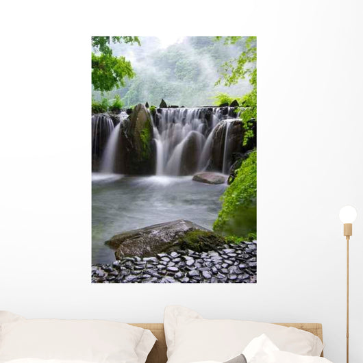 Natural Hot Spring Bath Wall Decal