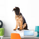 German Shepherd Puppy Portrait Wall Decal