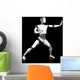 Male Robot Fighting Karate Wall Decal