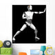 Male Robot Fighting Karate Wall Decal