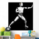 Male Robot Fighting Karate Wall Decal