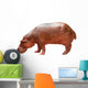 Hippo Wall Mural
