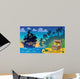 Pirate Theme with Treasure Chest 5 Wall Mural