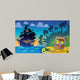 Pirate Theme with Treasure Chest 5 Wall Mural
