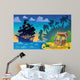 Pirate Theme with Treasure Chest 5 Wall Mural