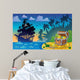 Pirate Theme with Treasure Chest 5 Wall Mural