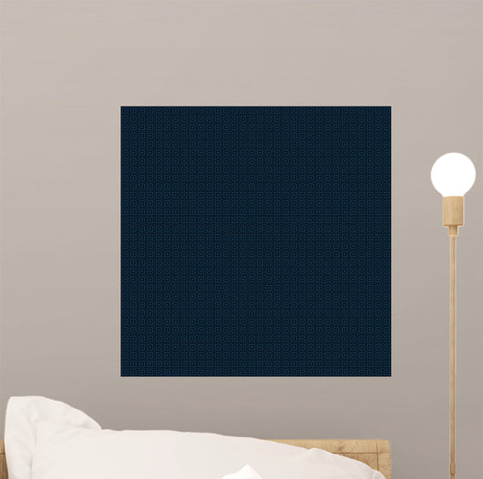 Seamless Dark Blue Wall Decal