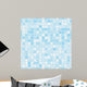 Seamless Pattern with Blue Wall Decal