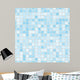 Seamless Pattern with Blue Wall Decal