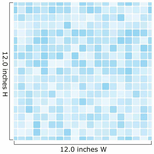 Seamless Pattern with Blue Wall Decal
