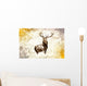 Antique Stag Art Drawing Wall Decal