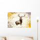 Antique Stag Art Drawing Wall Decal