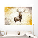 Antique Stag Art Drawing Wall Decal