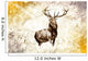 Antique Stag Art Drawing Wall Decal