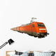 German Train Isolated on White Background 