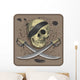 Pirate Skull with Swords (jolly Roger) Wall Decal