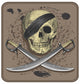 Pirate Skull with Swords (jolly Roger) Wall Decal