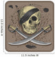 Pirate Skull with Swords (jolly Roger) Wall Decal