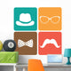 Hipster design Wall Mural