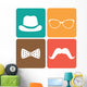 Hipster design Wall Mural