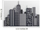 Black and White City Skyline 