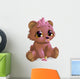 Bear Girl Wall Decal