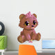 Bear Girl Wall Decal