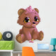 Bear Girl Wall Decal