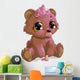 Bear Girl Wall Decal