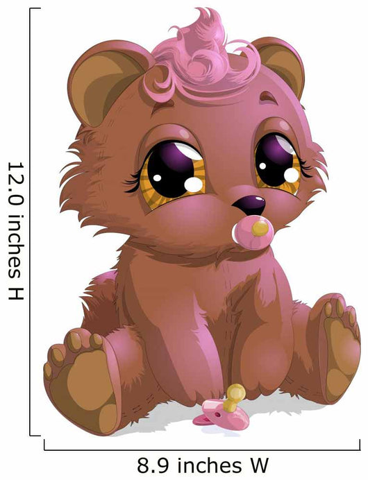 Bear Girl Wall Decal