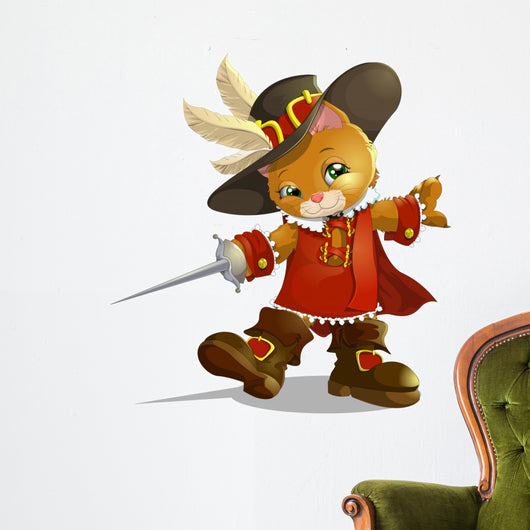 Puss in Boots Wall Decal