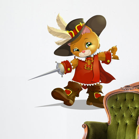 Puss in Boots Wall Decal