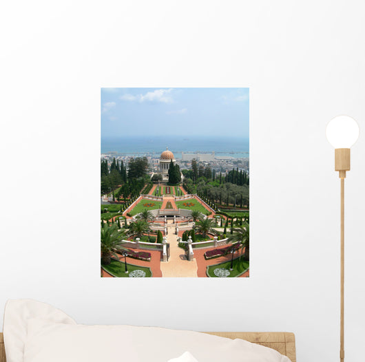 Bahai Srine Garden Haifa Israel Wall Mural