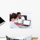 Dentist Showing Laptop Patient Wall Decal