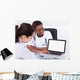 Dentist Showing Laptop Patient Wall Decal