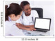 Dentist Showing Laptop Patient Wall Decal