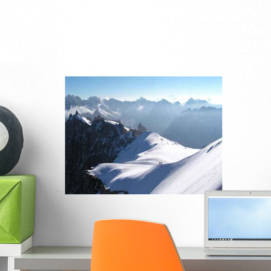 Reach Summit Mont Blanc Wall Decal