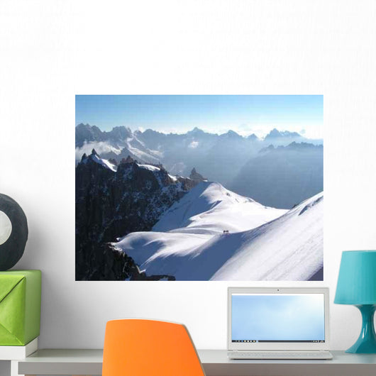 Reach Summit Mont Blanc Wall Decal