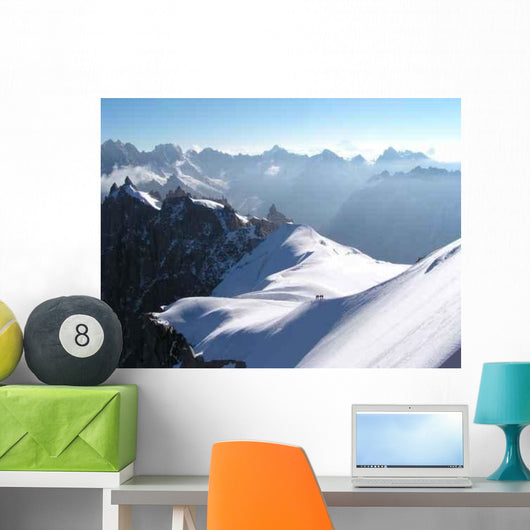 Reach Summit Mont Blanc Wall Decal