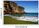 Green sand beach on Big island, Hawaii 